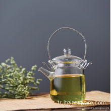 Hochwertiges Borosilikatglas Teekanne mit Teefilter